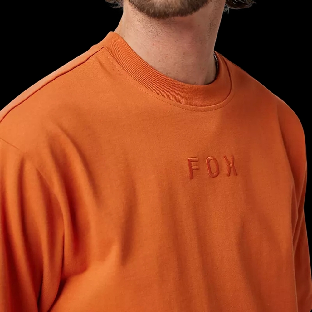 Fox Racing world mark tee in orange mens medium new with tags